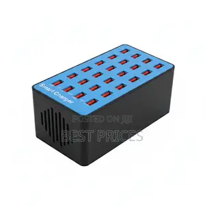30-Port USB Charger Station – Smart Multi USB Charging Hub