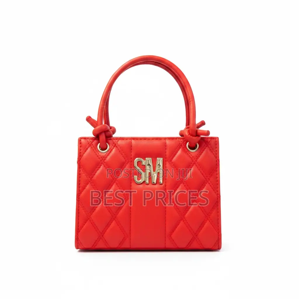 SM Quilted Tote Bag | 2-Piece Set (Small + Large) | Gold Logo