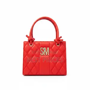 SM Quilted Tote Bag | 2-Piece Set (Small + Large) | Gold Logo