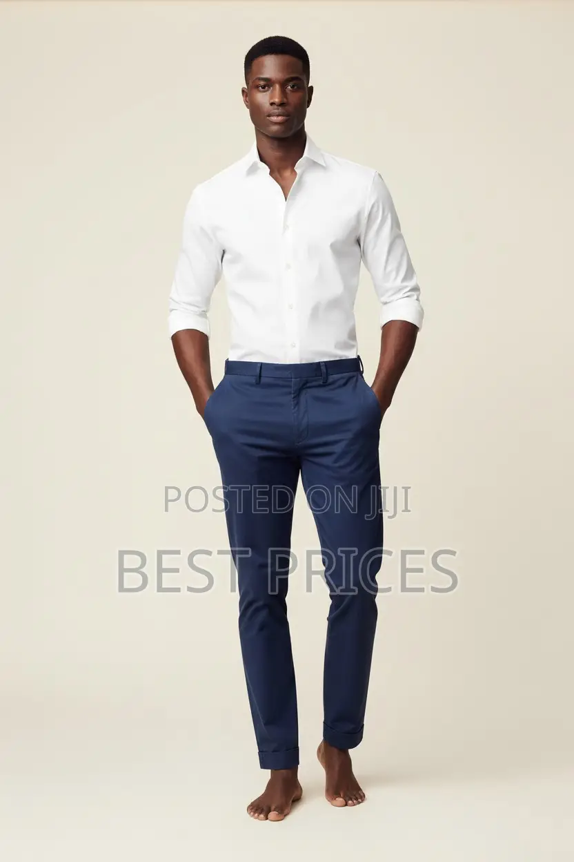 Outfit Combo – Verso White Shirt + Khaki Navy Pants