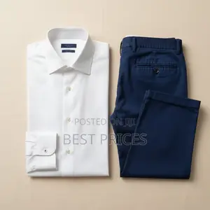 Outfit Combo – Verso White Shirt + Khaki Navy Pants