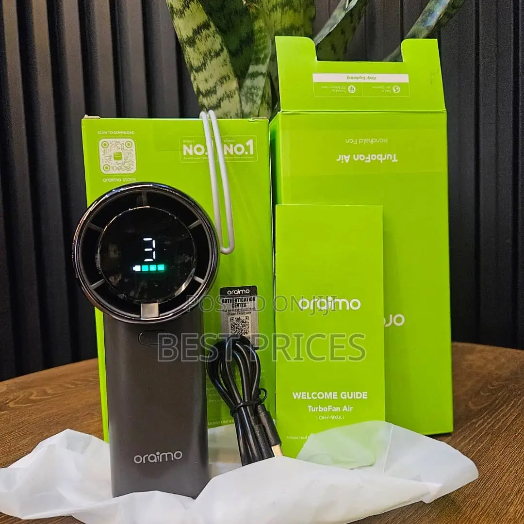 Oraimo TurboFan Air OHF-502A | 3600mAh | Digital LED Display