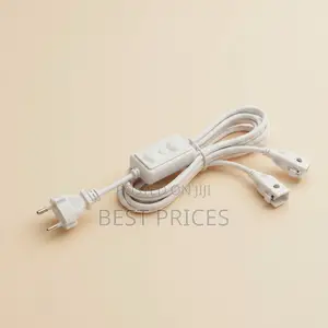 Smart Lamp Holder Adapter with Inline Dimmer & EU Plug - White
