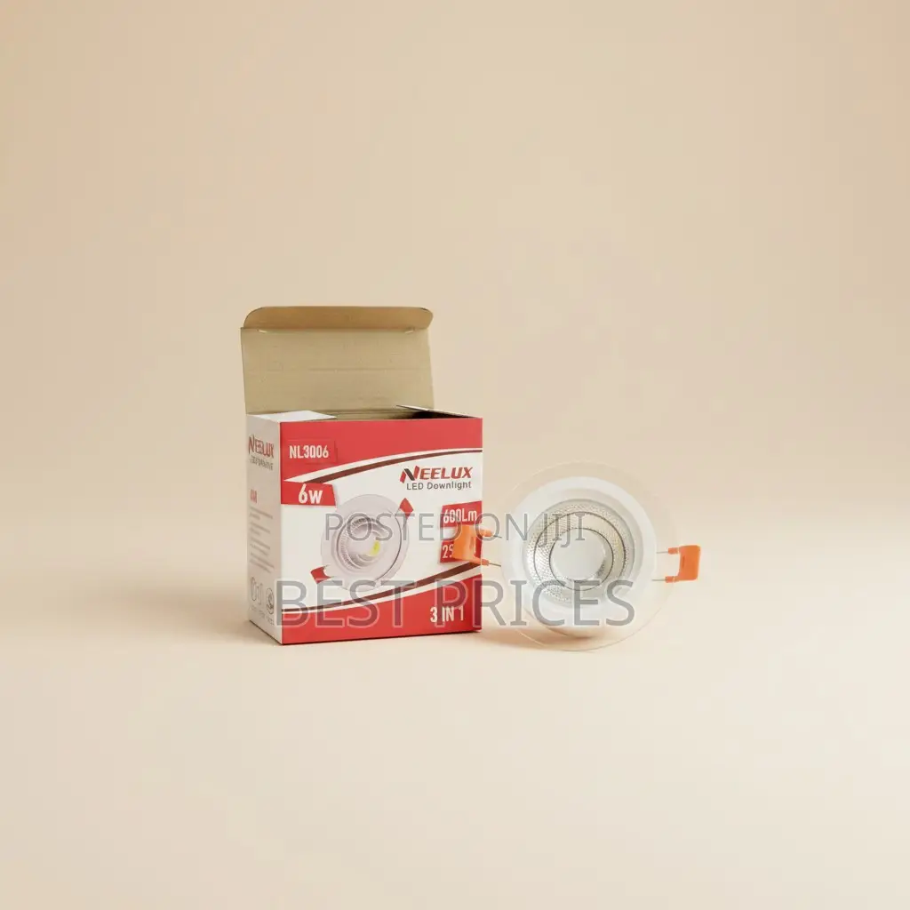Neelux NL3006 6W LED Downlight - 3 in 1 Colour (Warm / Warm White