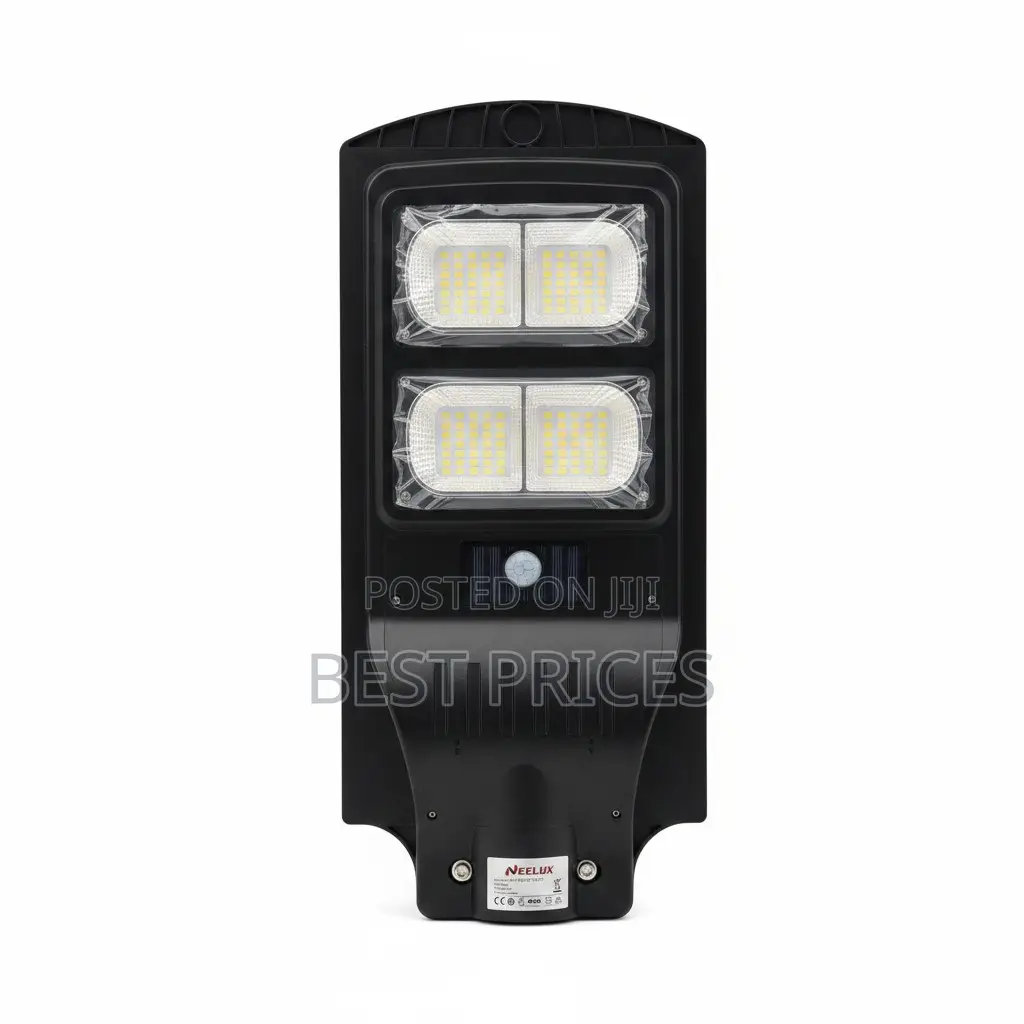Neelux 60W LED Solar Street Light - All-in-One with Motion Sensor