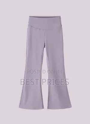 Girls Flared Pants High Waist 2024 Yoga Leggings Teenagers Stretch