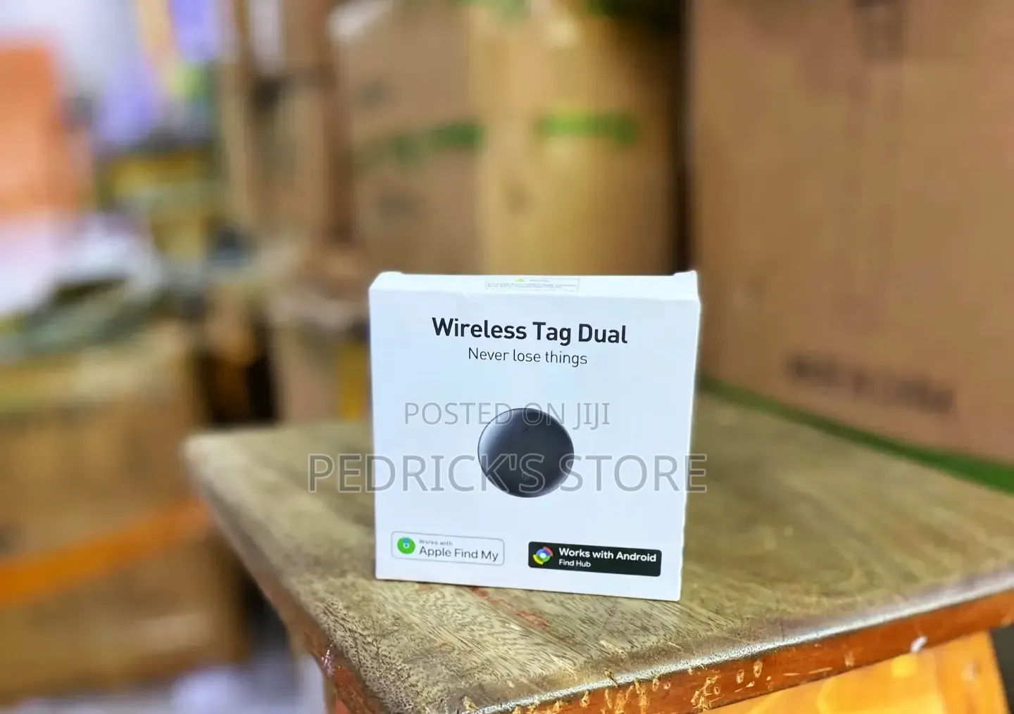 Portable Smart Tag Tracker – Apple & Android, 1Y Battery