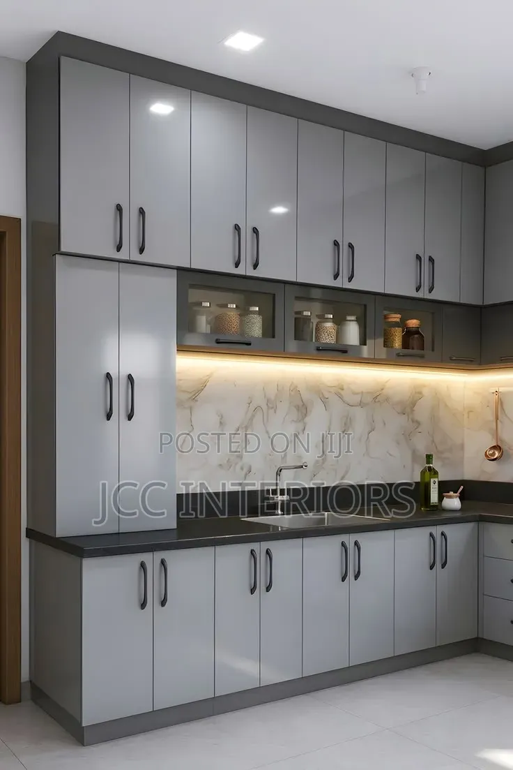 Kitchen Cabinet Setup and Appliance