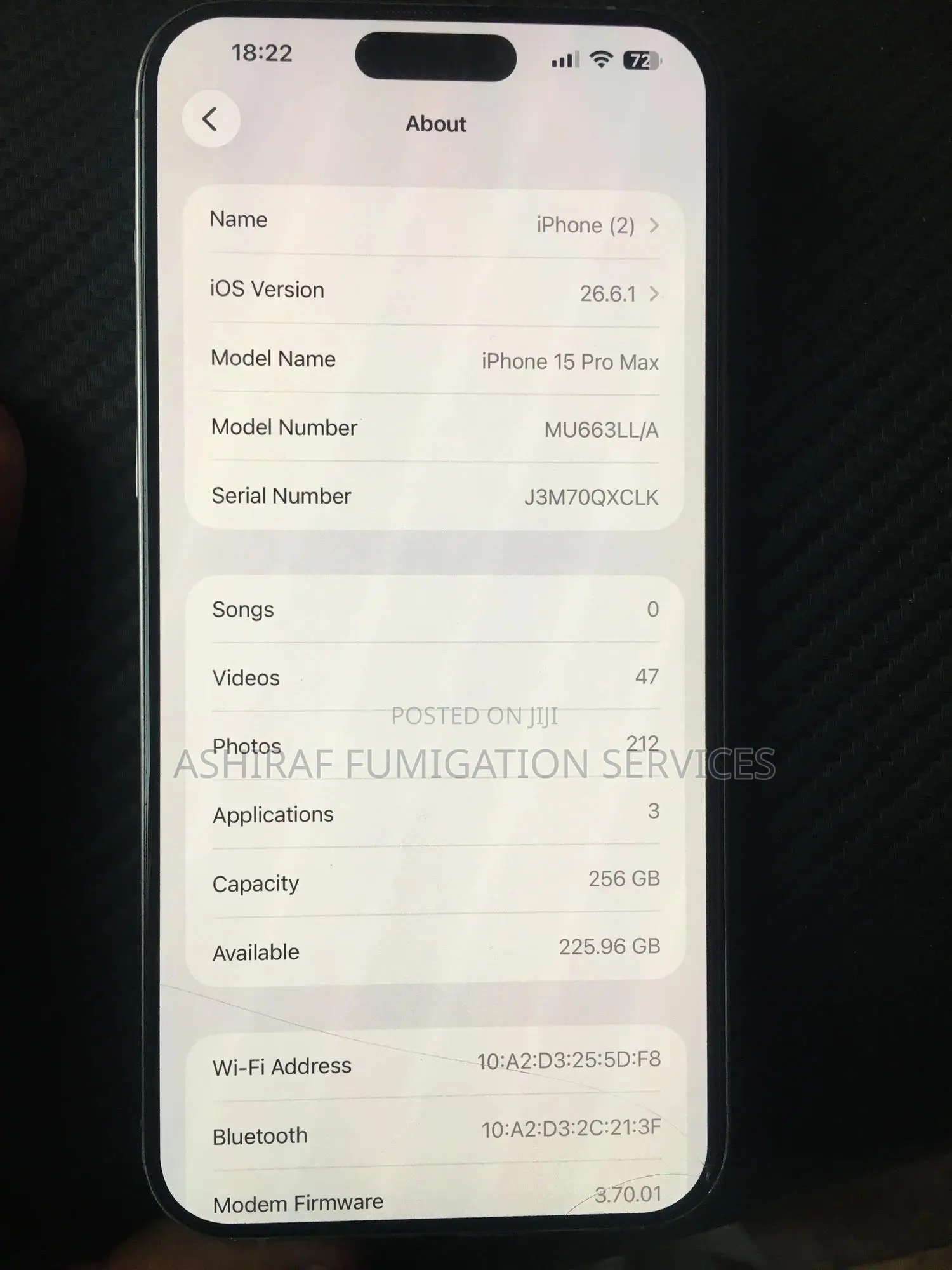 Apple iPhone 15 Pro Max 256 GB White