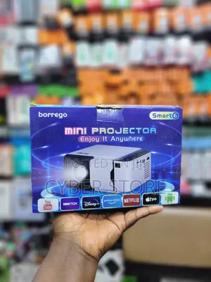 Borrego Smart 6 Mini Projector, a Portable Smart Projector.
