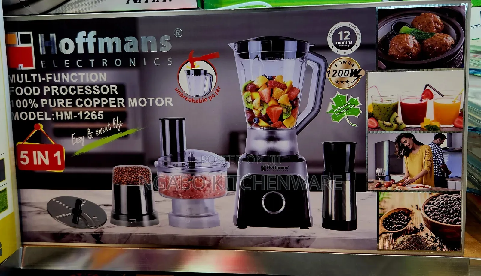 Electric Blender Hoffman.