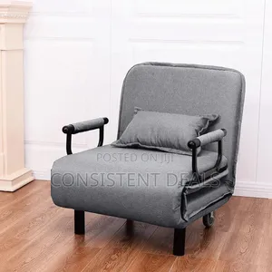 5-Level Adjustable Sofa Bed Couch - Folding Bed Recliner Chair