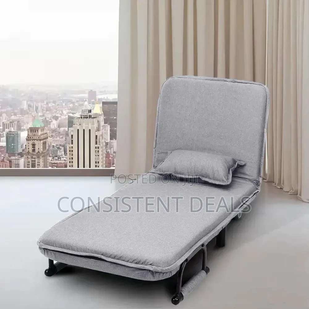 5-Level Adjustable Sofa Bed Couch - Folding Bed Recliner Chair