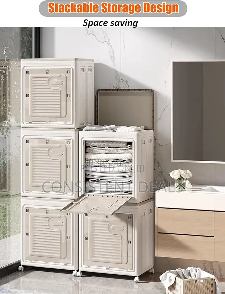 Foldable Stackable Clothing Storage Box