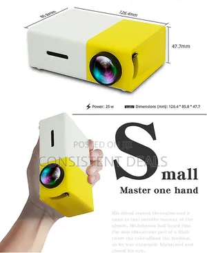 Mini LED HD Projector – Ultra-Portable Home Cinema & Office