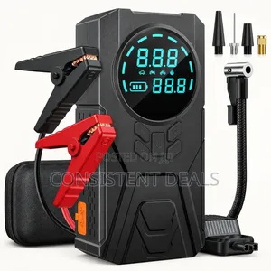 Car Jump Starter With Air Compressor