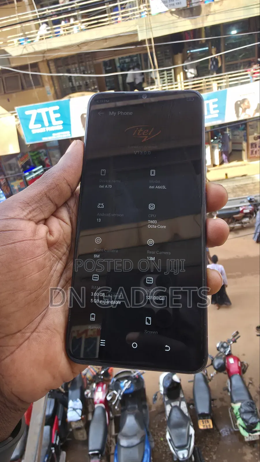 Itel A70 128 GB Black