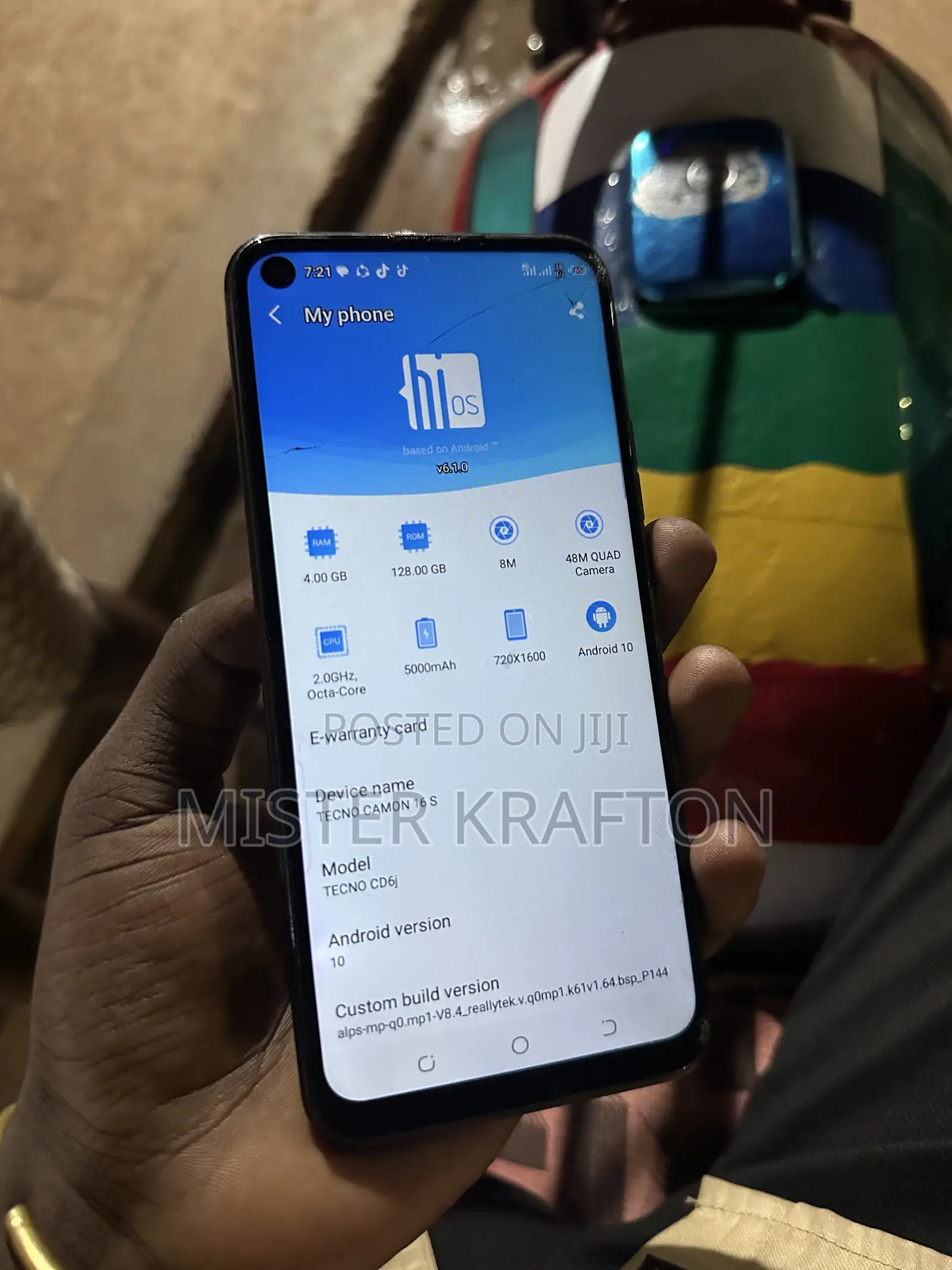 Tecno Camon 16S 128 GB Black
