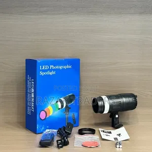 LED Spotlight, Studio Video Light 6500K Remote Control Brightness