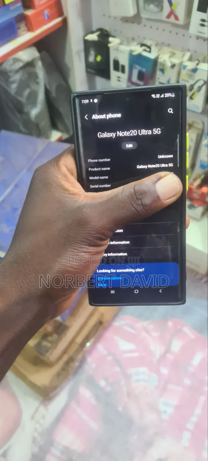 Samsung Galaxy Note 20 Ultra 5G 128 GB Black