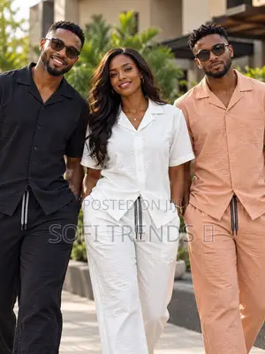 Unisex Linen Two Pieces