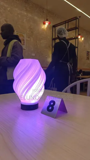 Table Light, Twisted Lamp