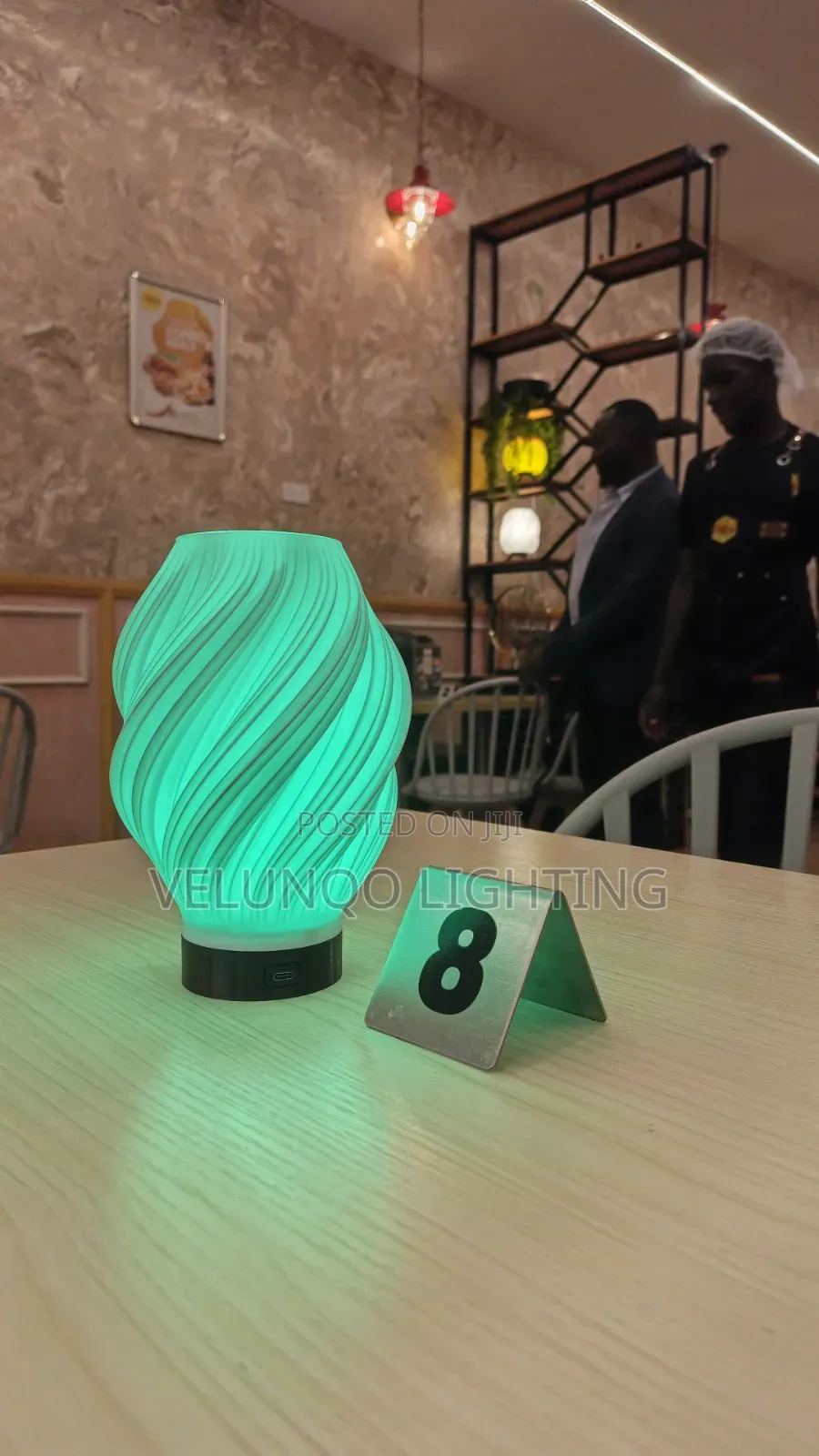 Table Light, Twisted Lamp
