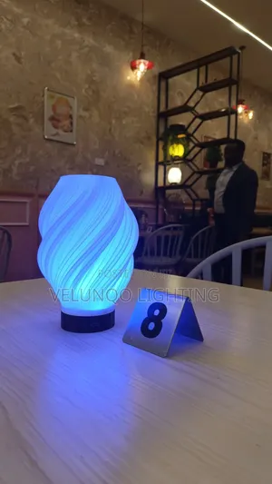 Table Light, Twisted Lamp