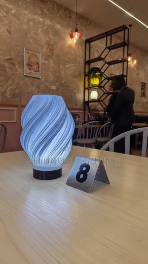 Table Light, Twisted Lamp