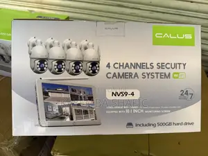 CALUS NVS9-4 4-Channel WiFi Security Camera System With 10" Monitor