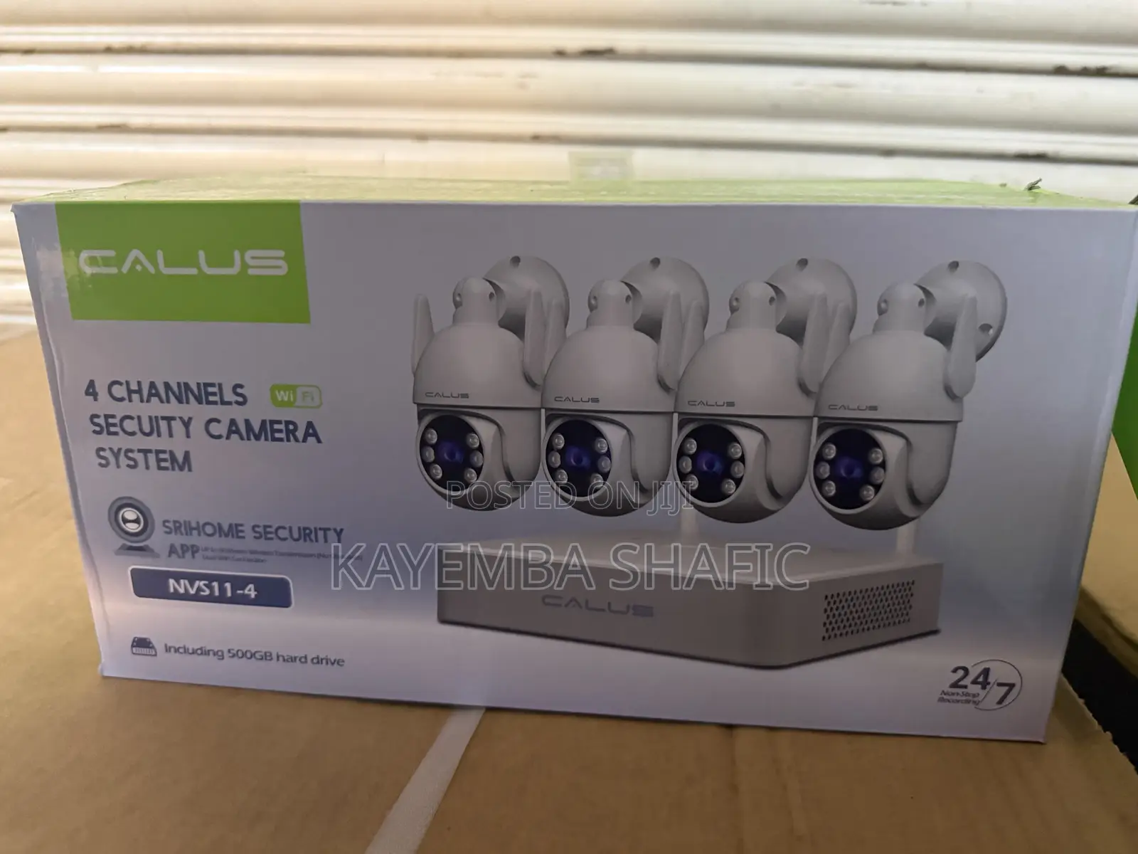 Calus NVS11-4 4-Channel WiFi Security Camera System With 500GB HDD