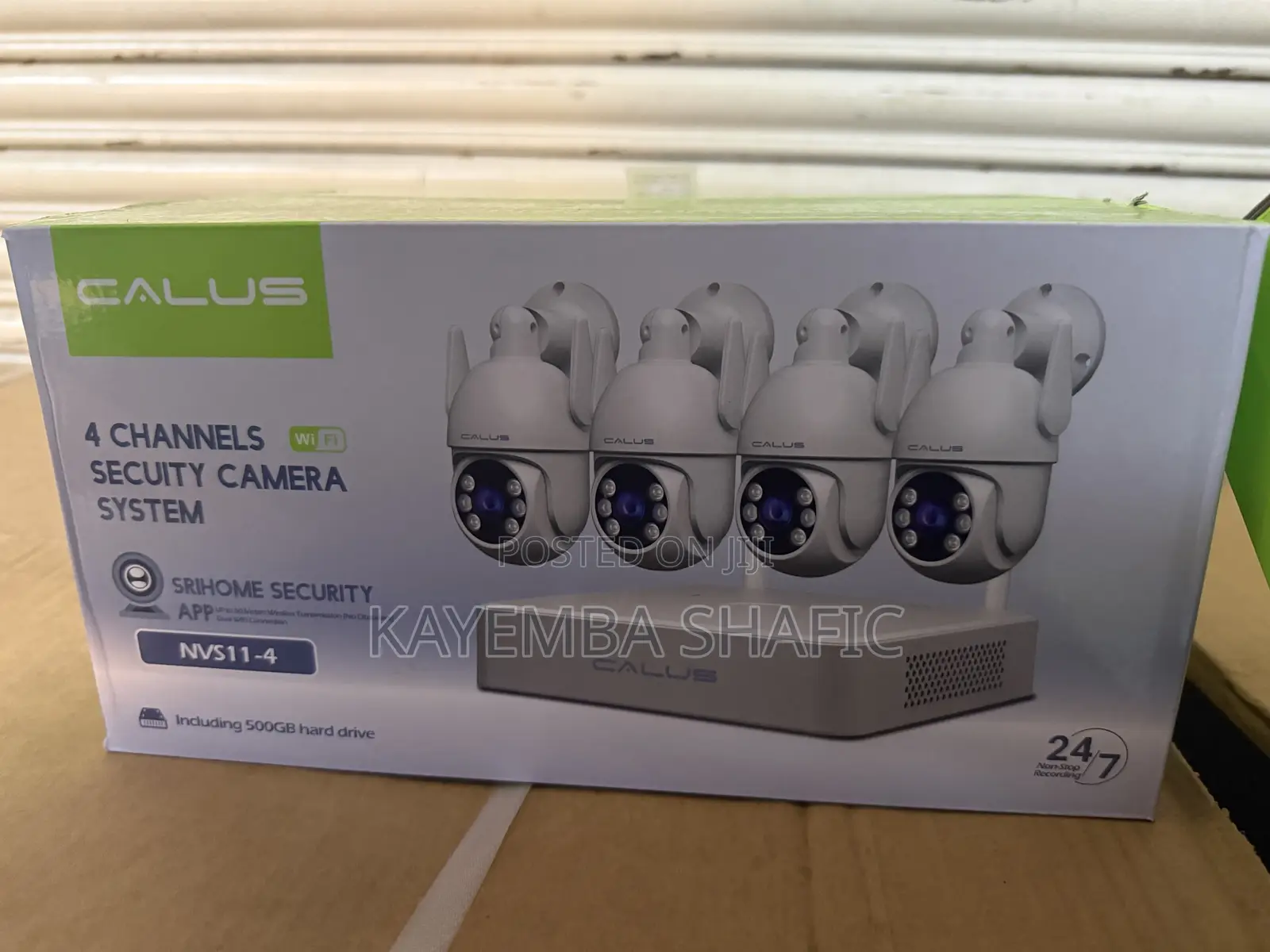 Calus NVS11-4 4-Channel WiFi Security Camera System With 500GB HDD
