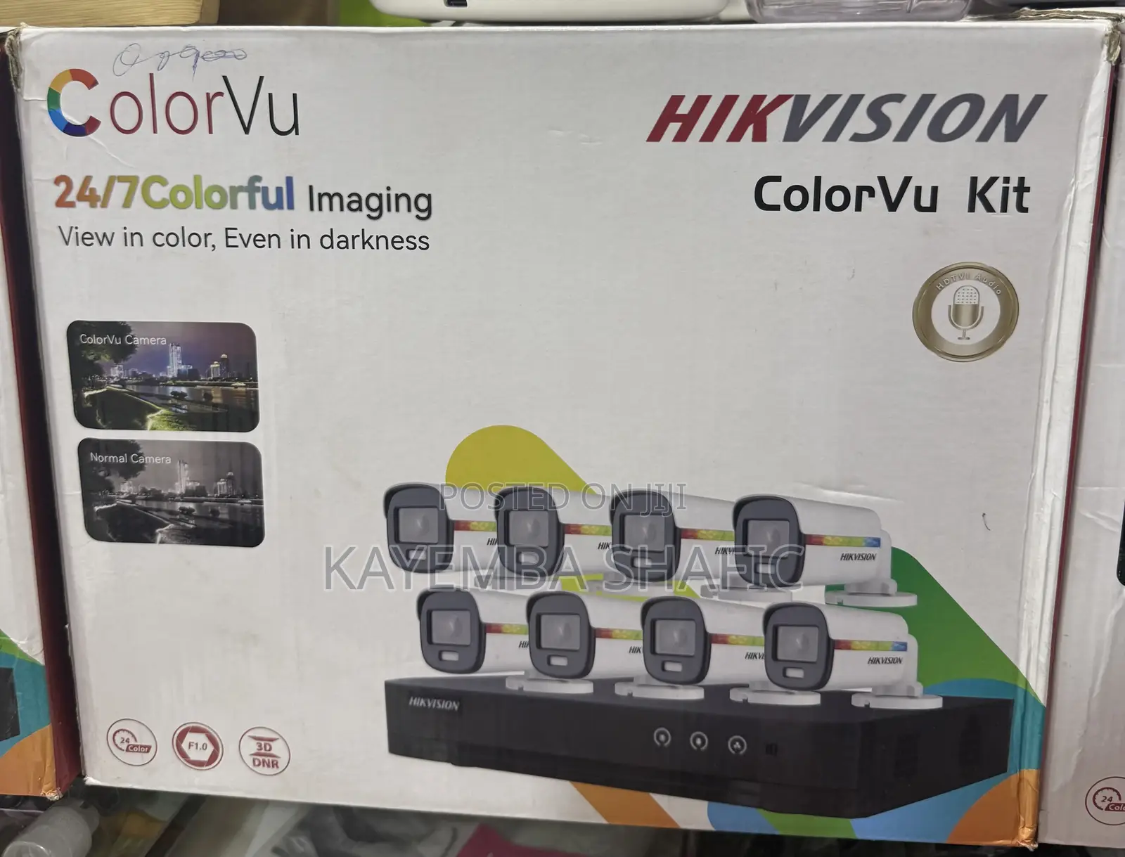 Hikvision ColorVu 8-Channel Full HD 24/7 Color Security Camera Kit