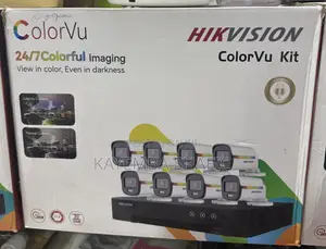 Hikvision ColorVu 8-Channel Full HD 24/7 Color Security Camera Kit