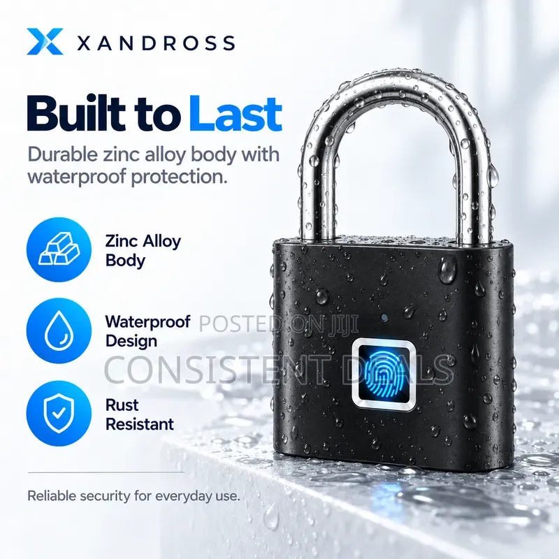 Fingerprint Lock: Smart Lock Waterproof, Lock