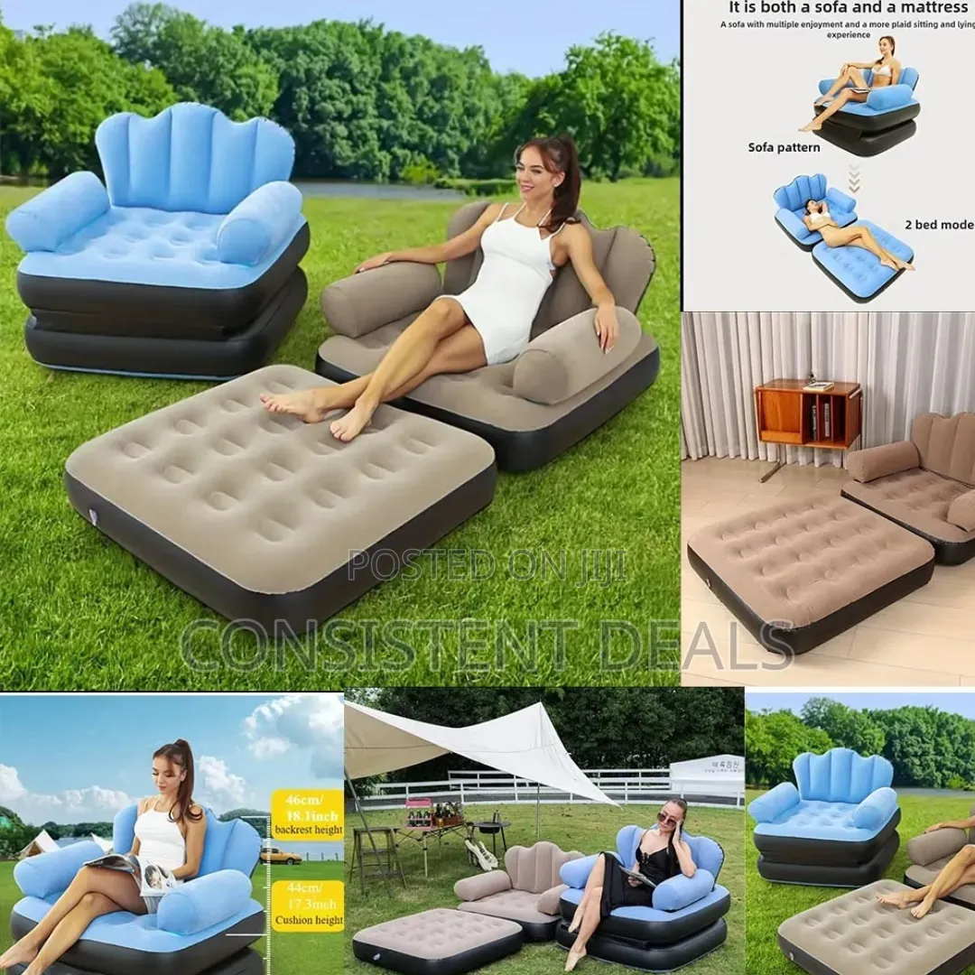 Dual Purpose Inflatable Sofa Chair
