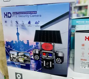 Solar Security Camera With Alarm