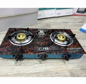 3-Burner Tempered Glass Gas Cooker – Auto-Ignition