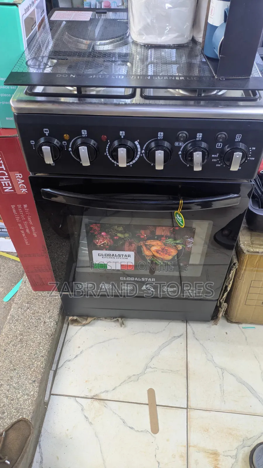 4-in-1 Gas/Electric Cooker With an Oven