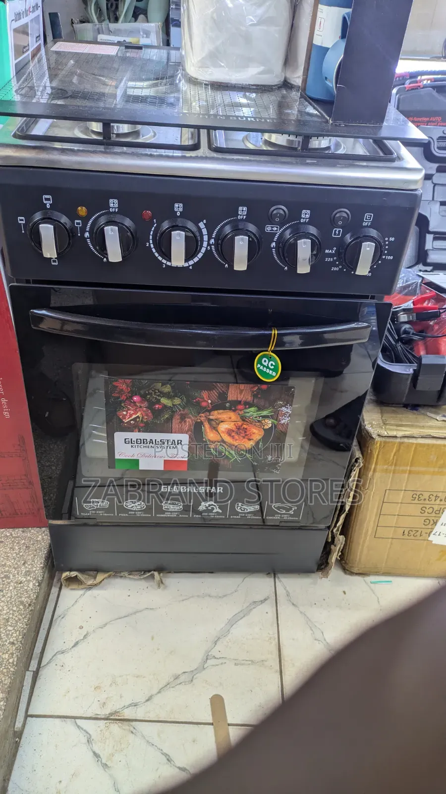 4-in-1 Gas/Electric Cooker With an Oven