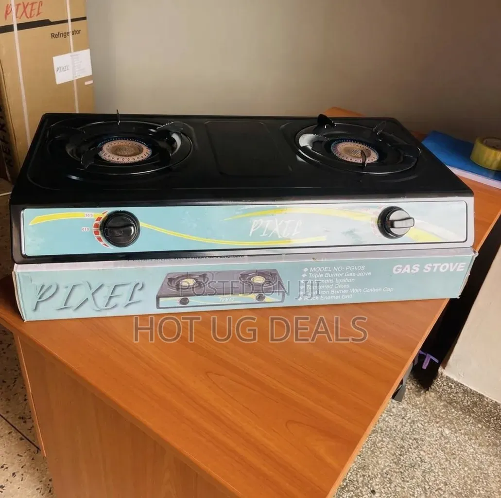 Pixel 2-Burner Stainless Steel Desktop Gas Cooker