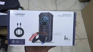 4 In1Portable Car Jump Starter With a Built-in Air Compressor