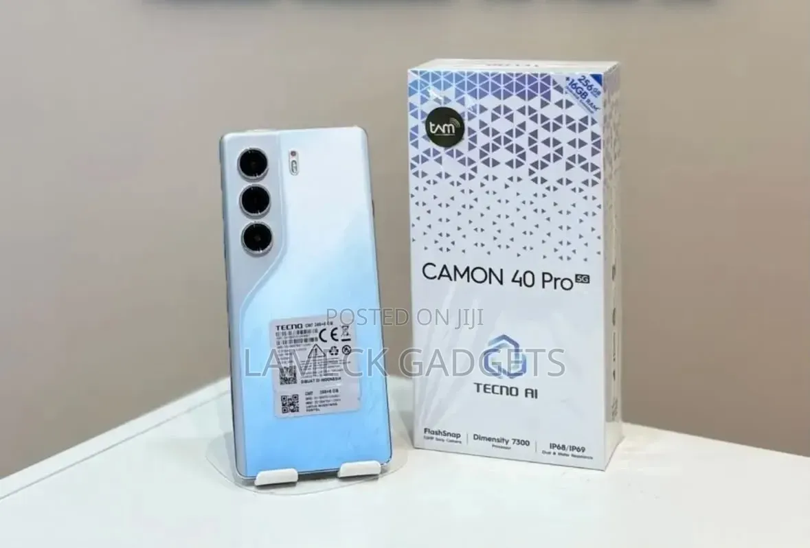 New Tecno Camon 40 Pro 5G 256 GB Blue