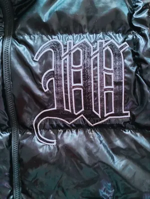 Shiny Black Puffer Vest