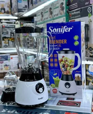 Sonifer SF-8009 2in1 Electric Blender With Grinder 300W