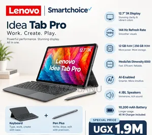 New Lenovo Idea Tab Pro 128 GB Gray