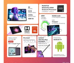 New Lenovo Idea Tab Pro 128 GB Gray