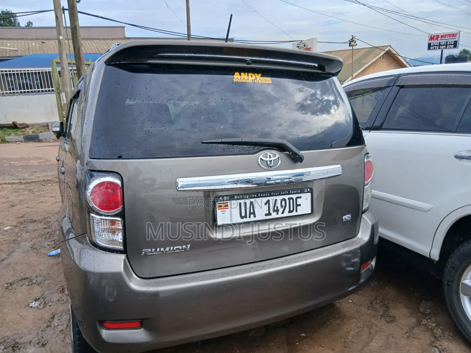 Toyota Corolla Rumion 2010 Gray