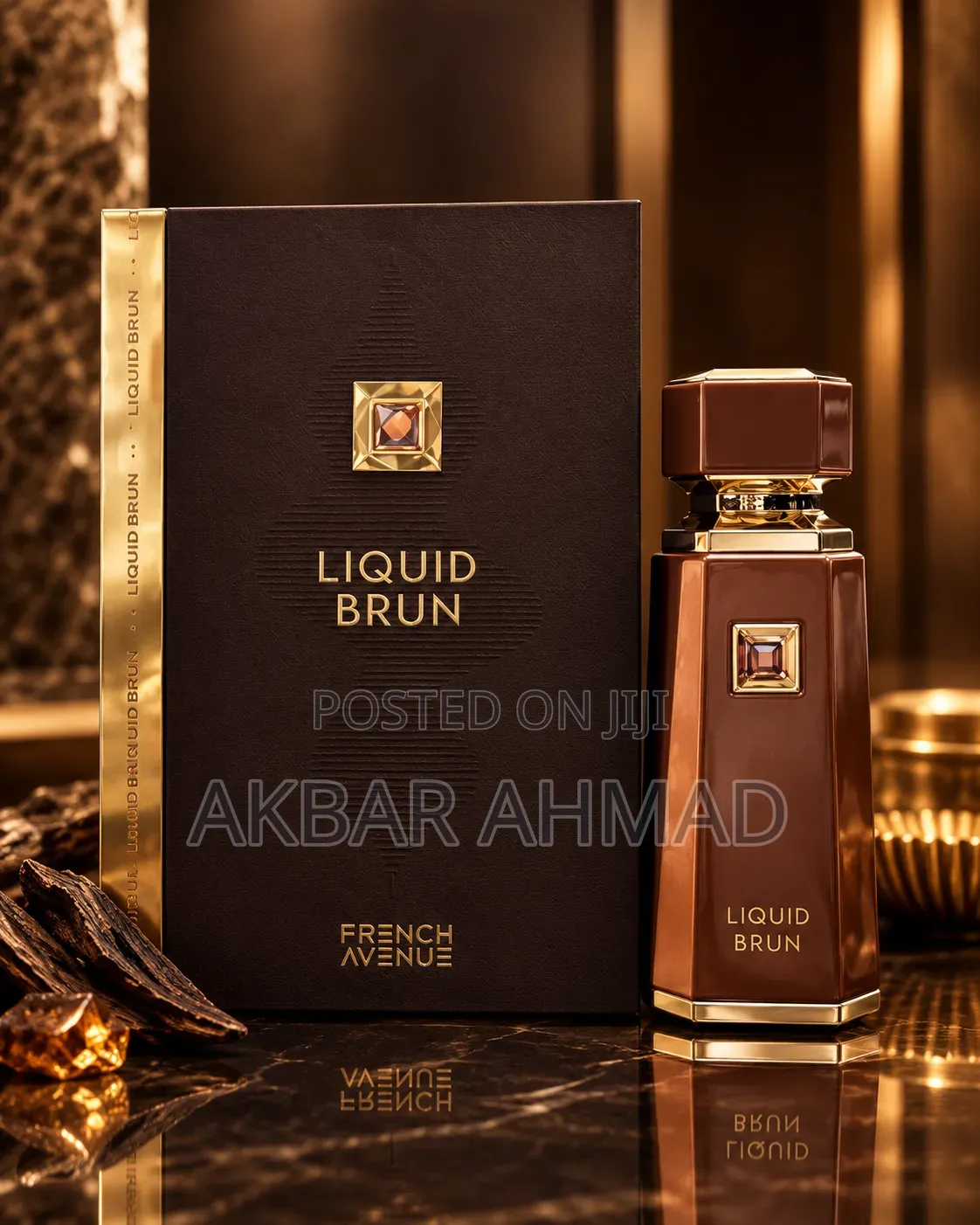 French Avenue Liquid Brun Eau De Parfum 100ml Premium Men's Fragrance