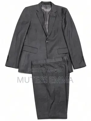Men’s Bonucci Suits – Blue & Charcoal Grey – Size 48